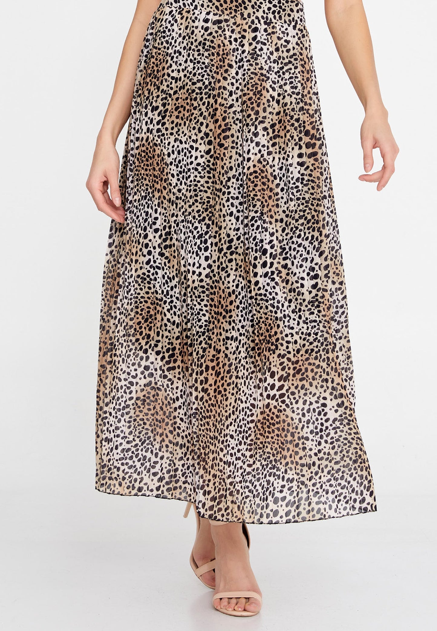 Maxi Safari Print Skirt