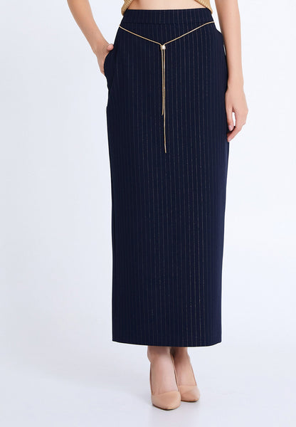 Maxi Striped Skirt