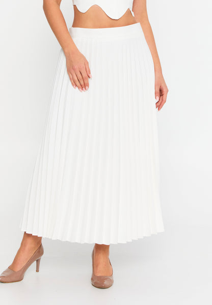 Midi Plain Color Plus Size Skirt