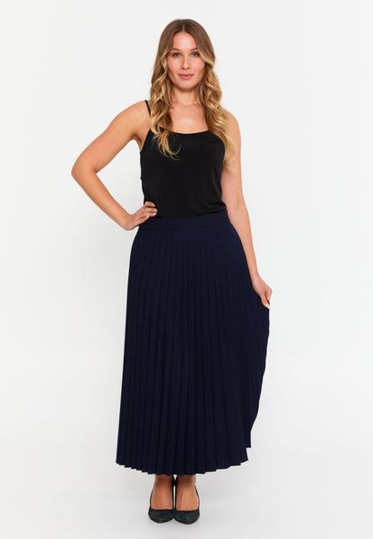 Midi Plain Color Plus Size Skirt