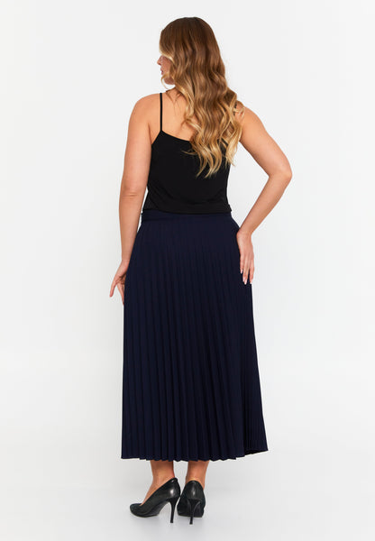 Midi Plain Color Plus Size Skirt