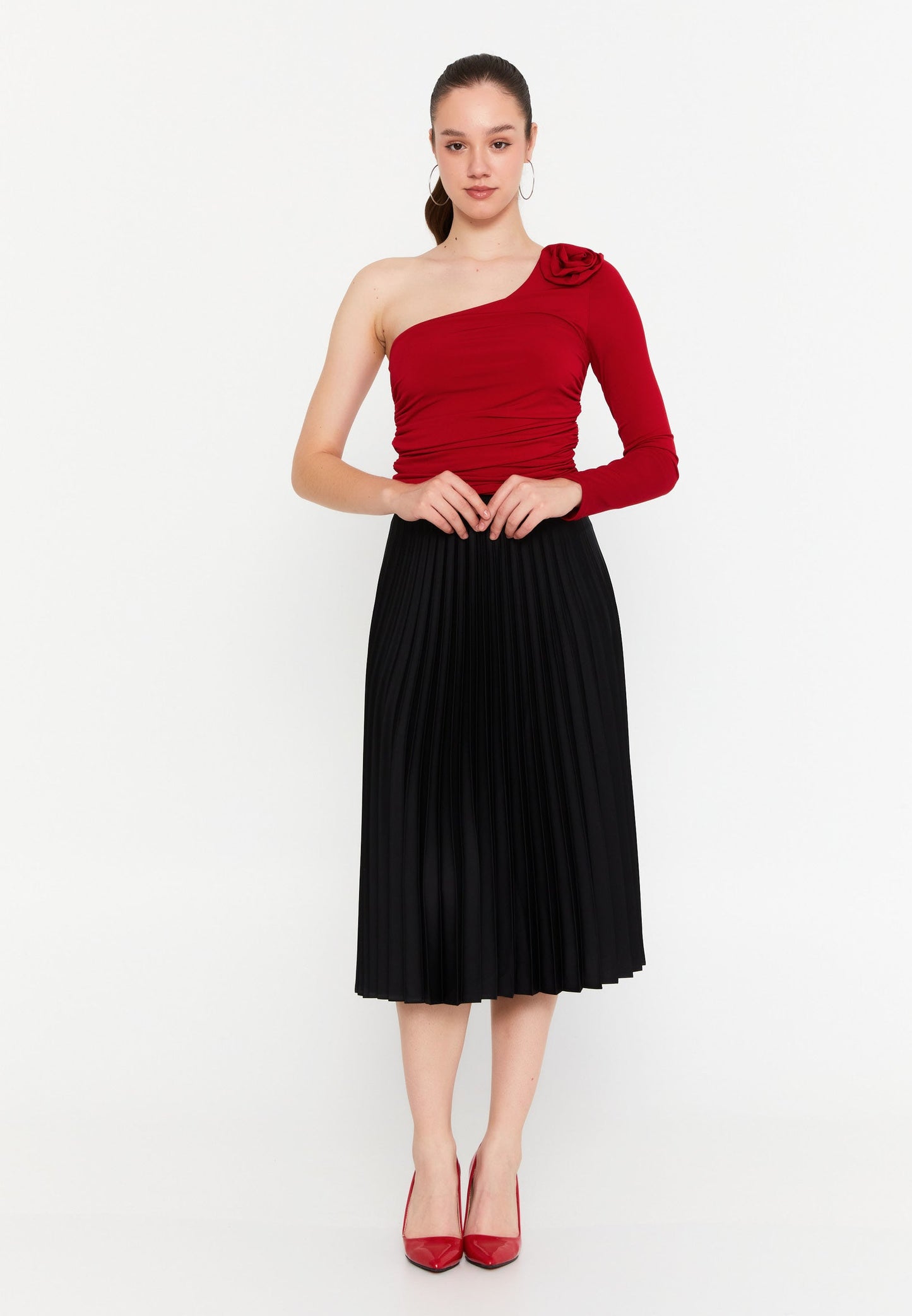 Midi Unicolor Skirt