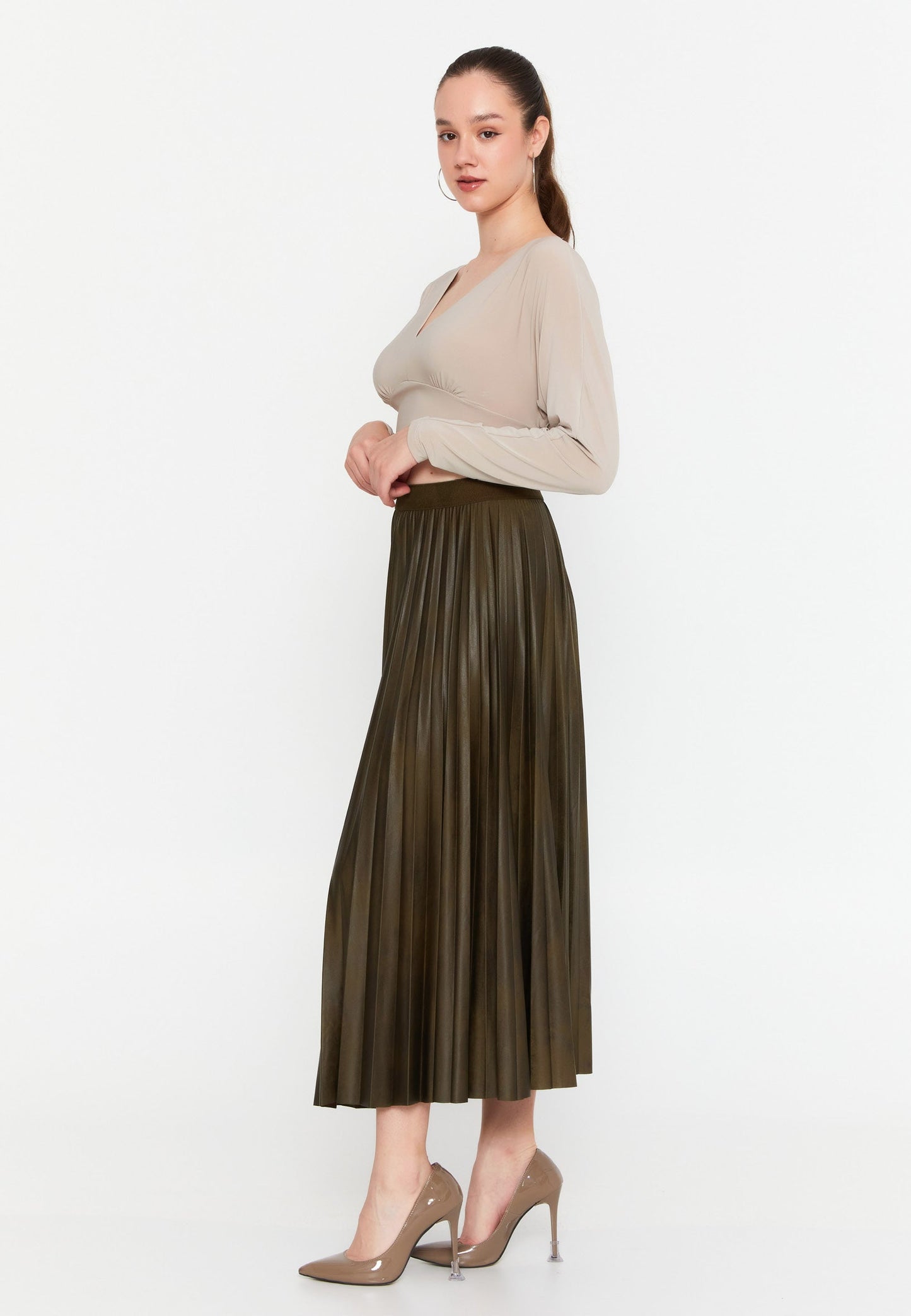 Maxi Unicolor Regular Skirt