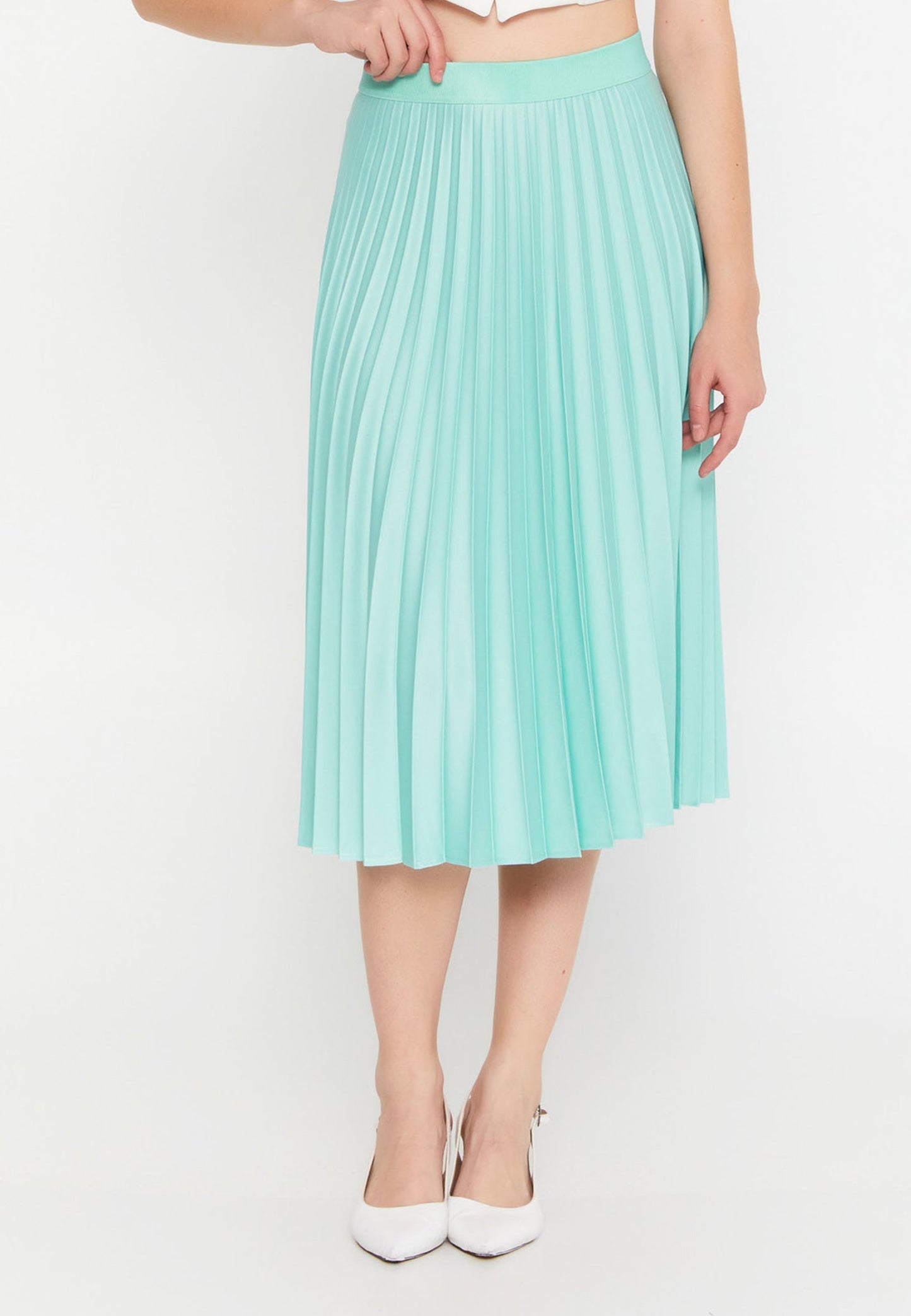 Midi Unicolor Skirt