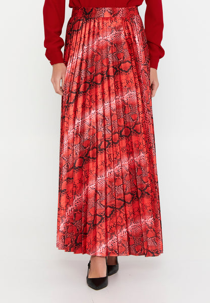 Maxi Exotic Print Skirt