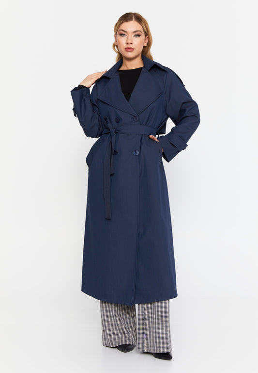 Long Sleeve Classic Trench Coat