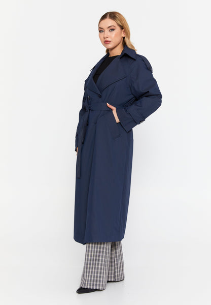 Long Sleeve Classic Trench Coat