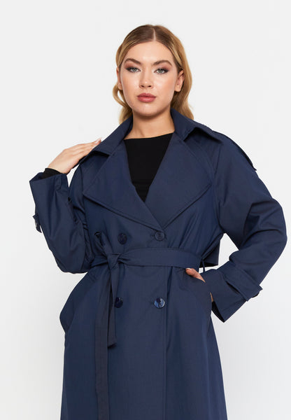 Long Sleeve Classic Trench Coat