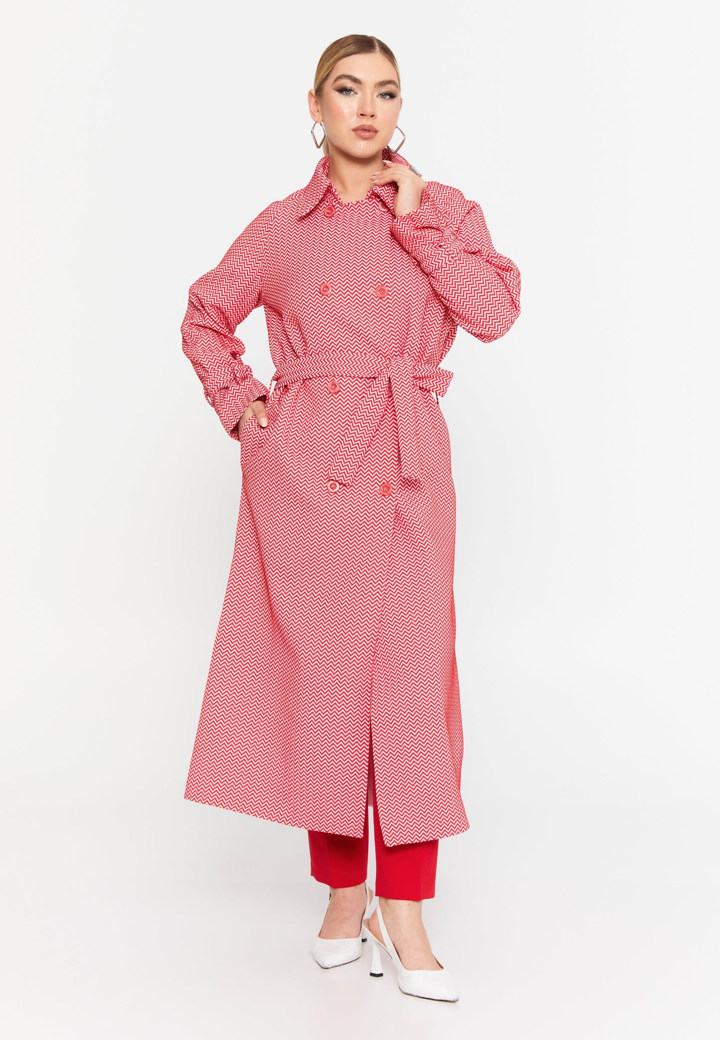 Long Sleeve Essential Trench Coat