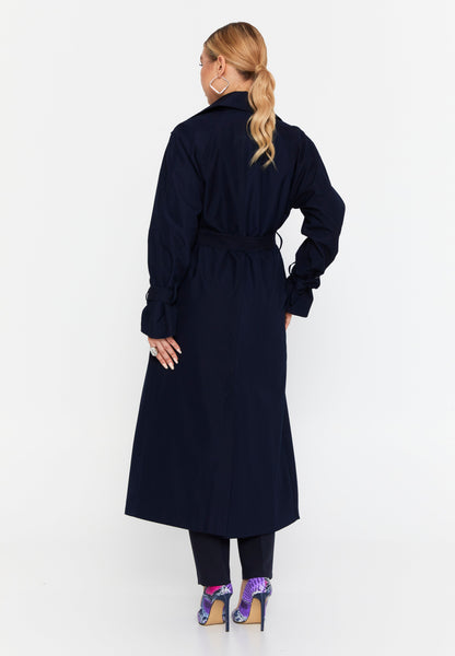 Long Sleeve Essential Trench Coat