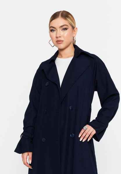 Long Sleeve Essential Trench Coat