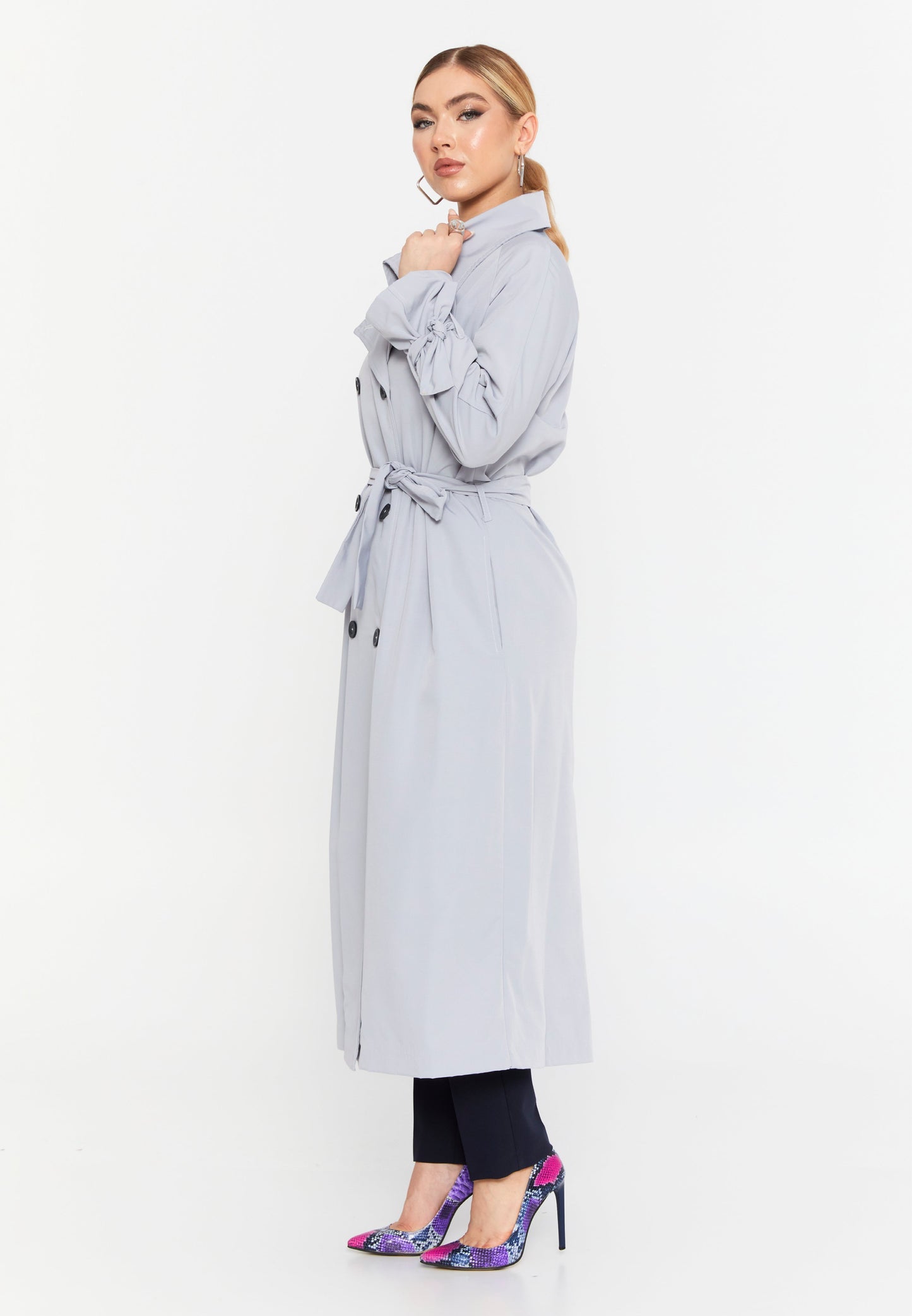 Long Sleeve Standard Trench Coat