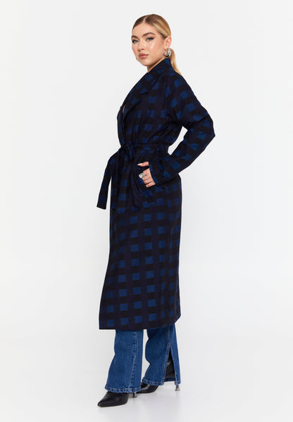 Long Sleeve Tailored Trench Coat