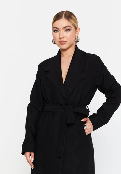 Long Sleeve Tailored Trench Coat