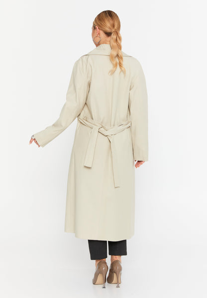 Long Sleeve Tailored Trench Coat