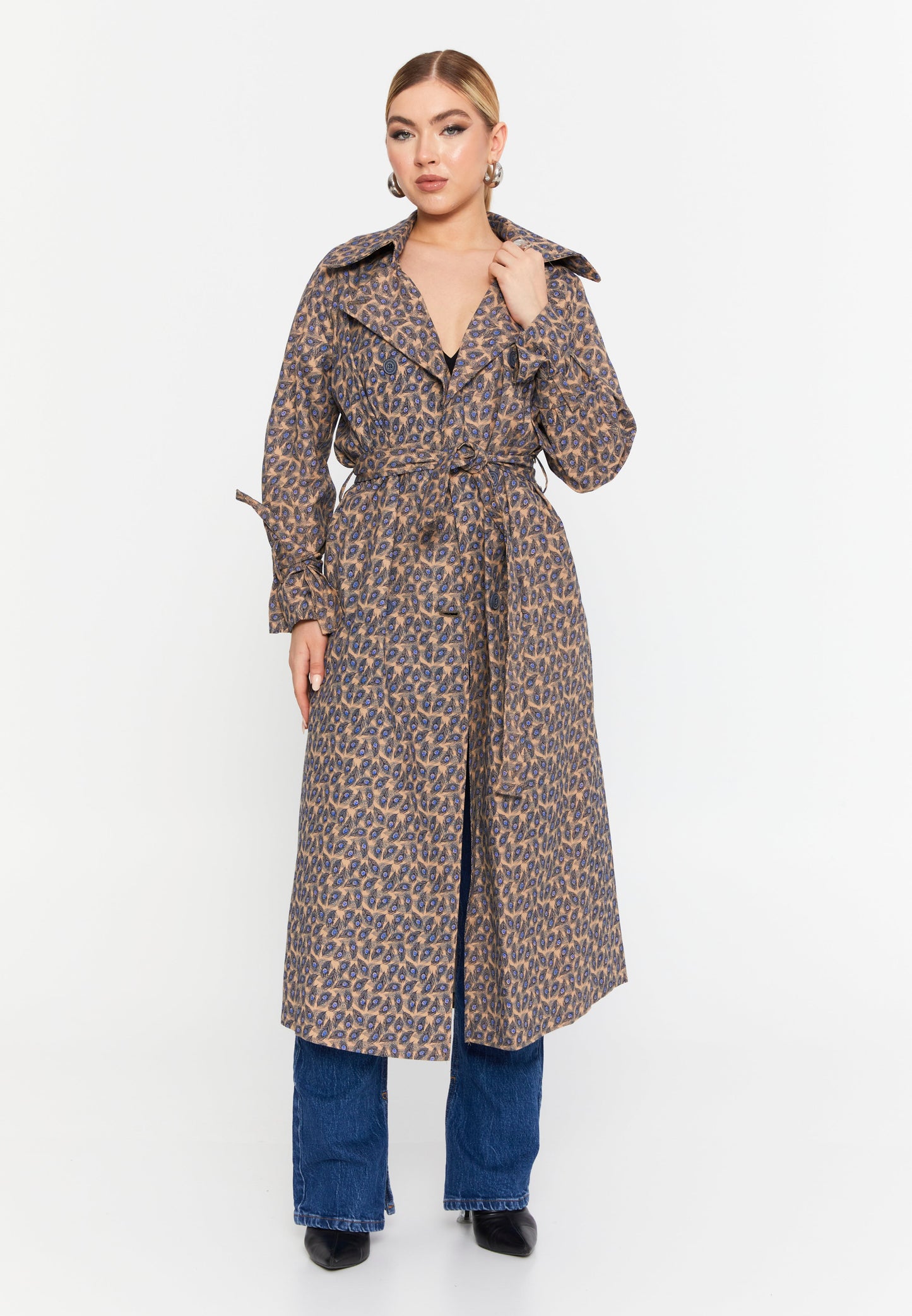 Long Sleeve Classic Trench Coat