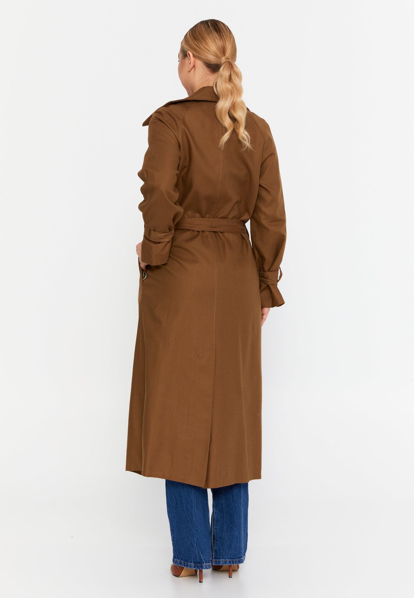 Long Sleeve Classic Trench Coat