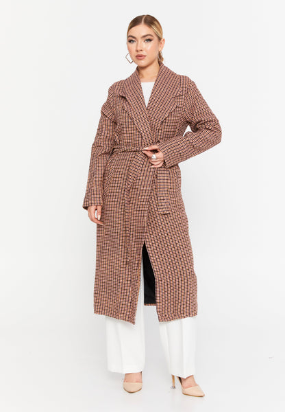 Long Sleeve Tailored Trench Coat