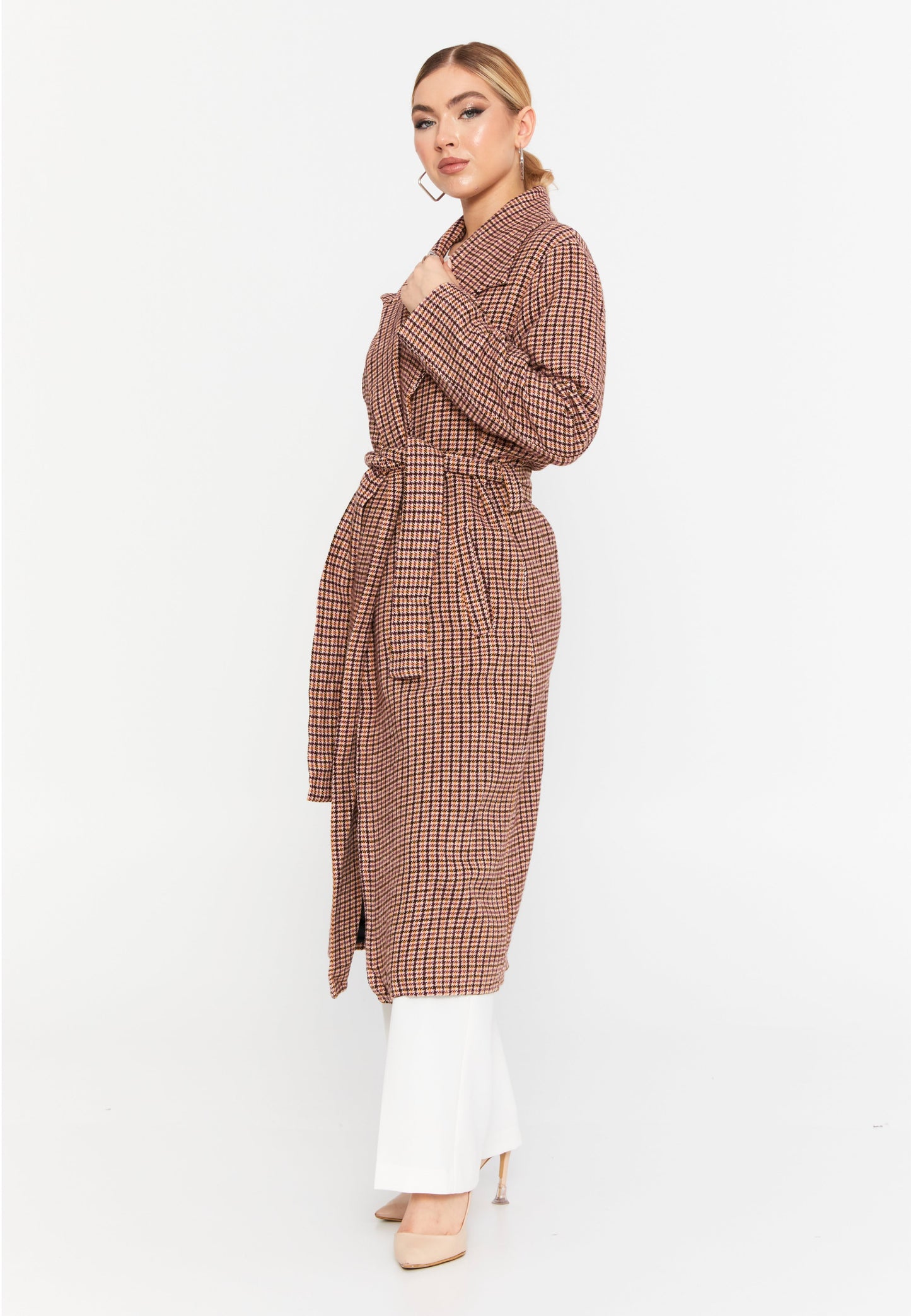 Long Sleeve Tailored Trench Coat