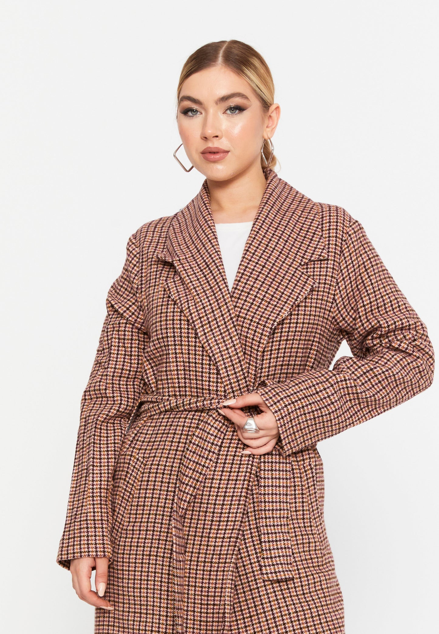 Long Sleeve Tailored Trench Coat