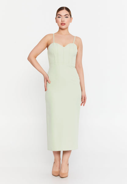 Sleeveless Viscose Midi Dress