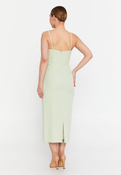 Sleeveless Viscose Midi Dress