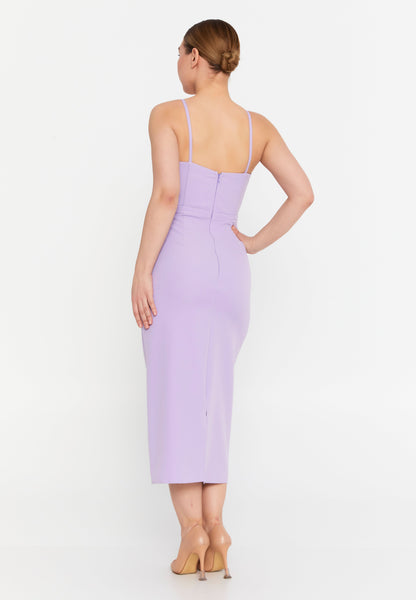 Sleeveless Viscose Midi Dress