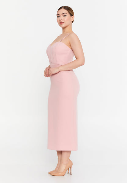 Sleeveless Viscose Midi Dress