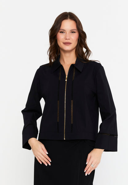 Long Sleeve Single-Tone Regular Blouse