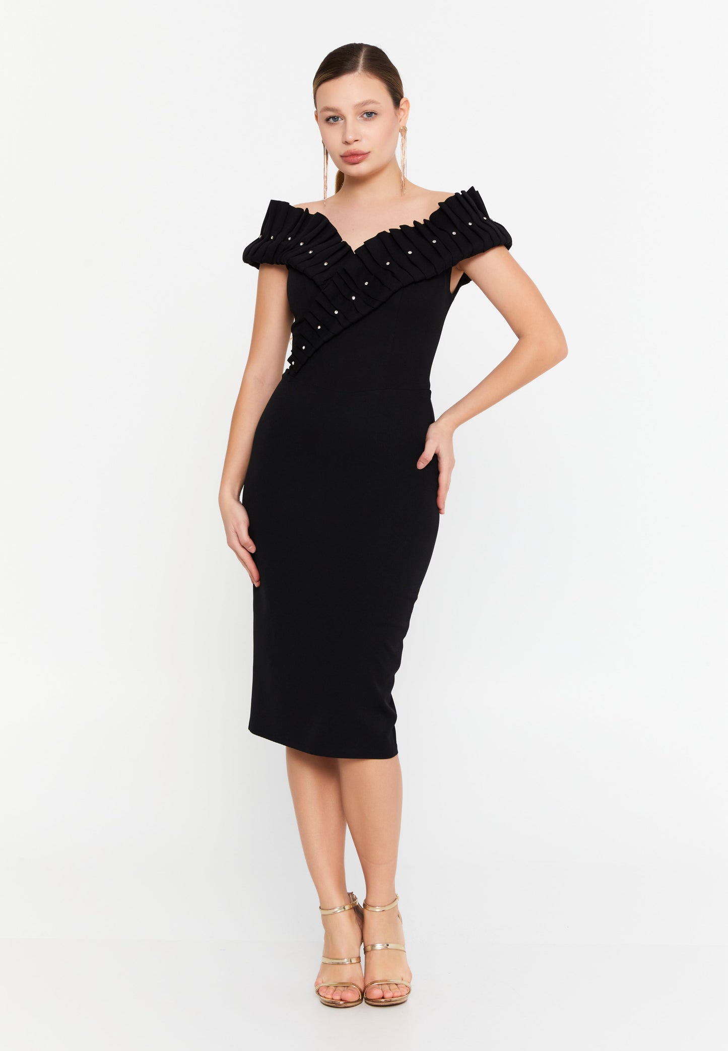 Bardot Viscose Midi Dress