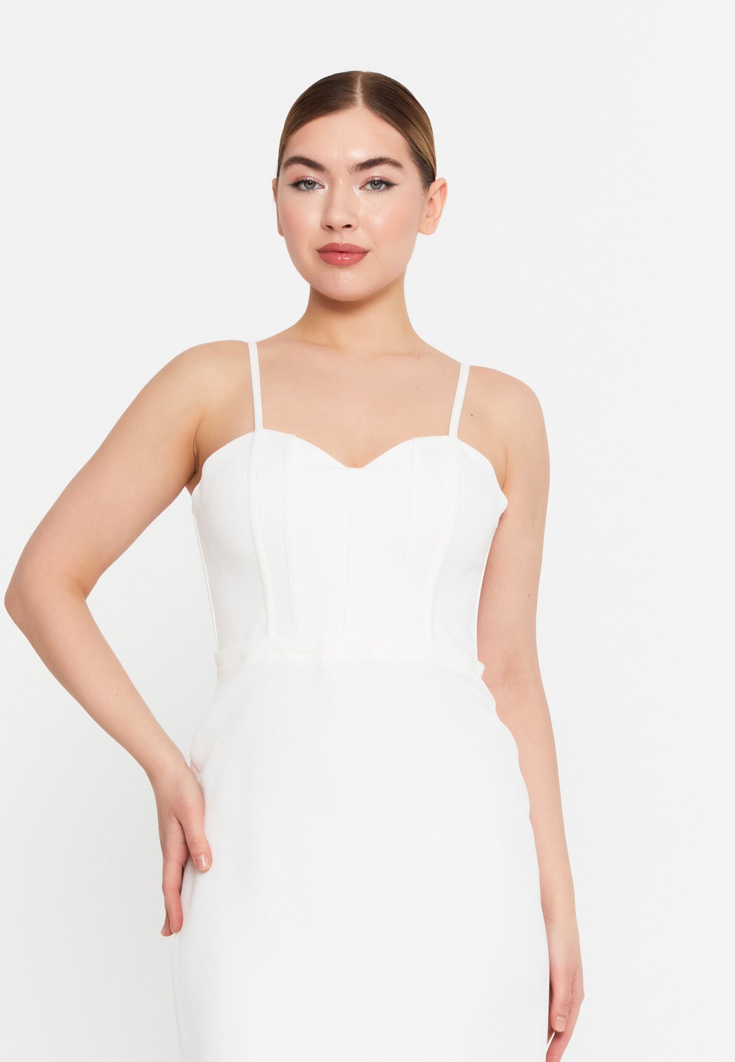 Sleeveless Viscose Midi Dress