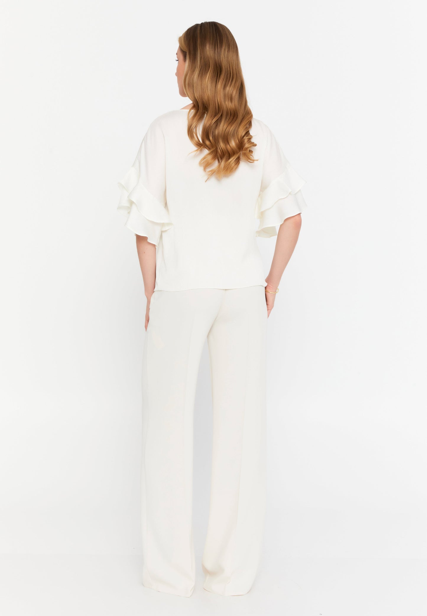 Mid-Length Single Tone Blouse