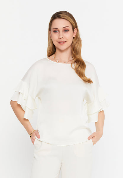 Mid-Length Single Tone Blouse