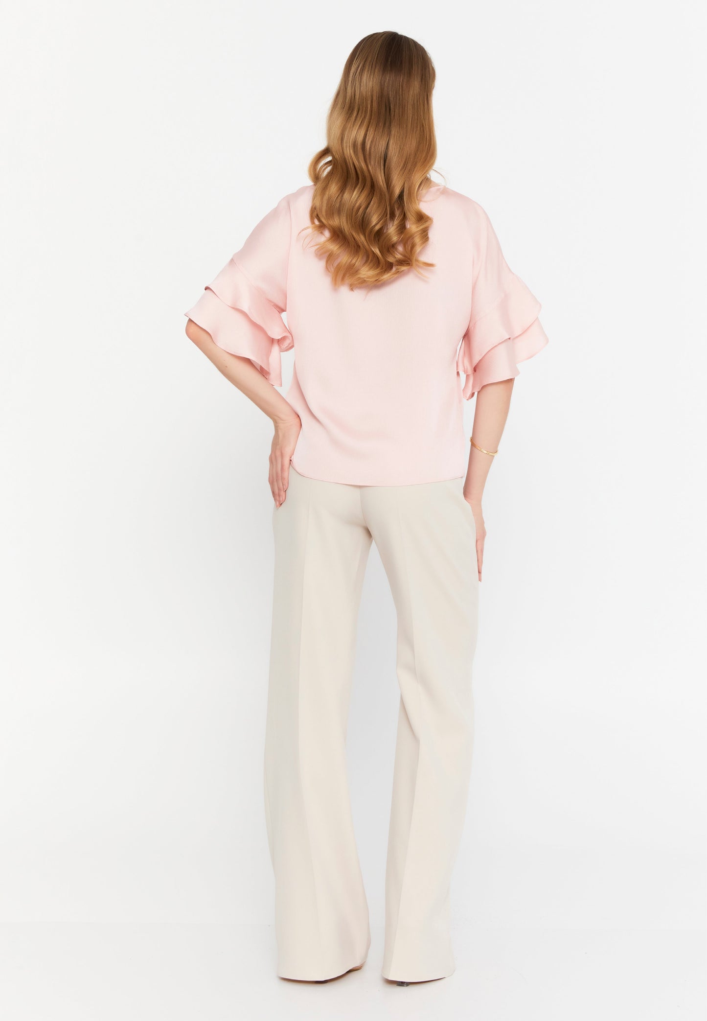 Mid-Length Single Tone Blouse