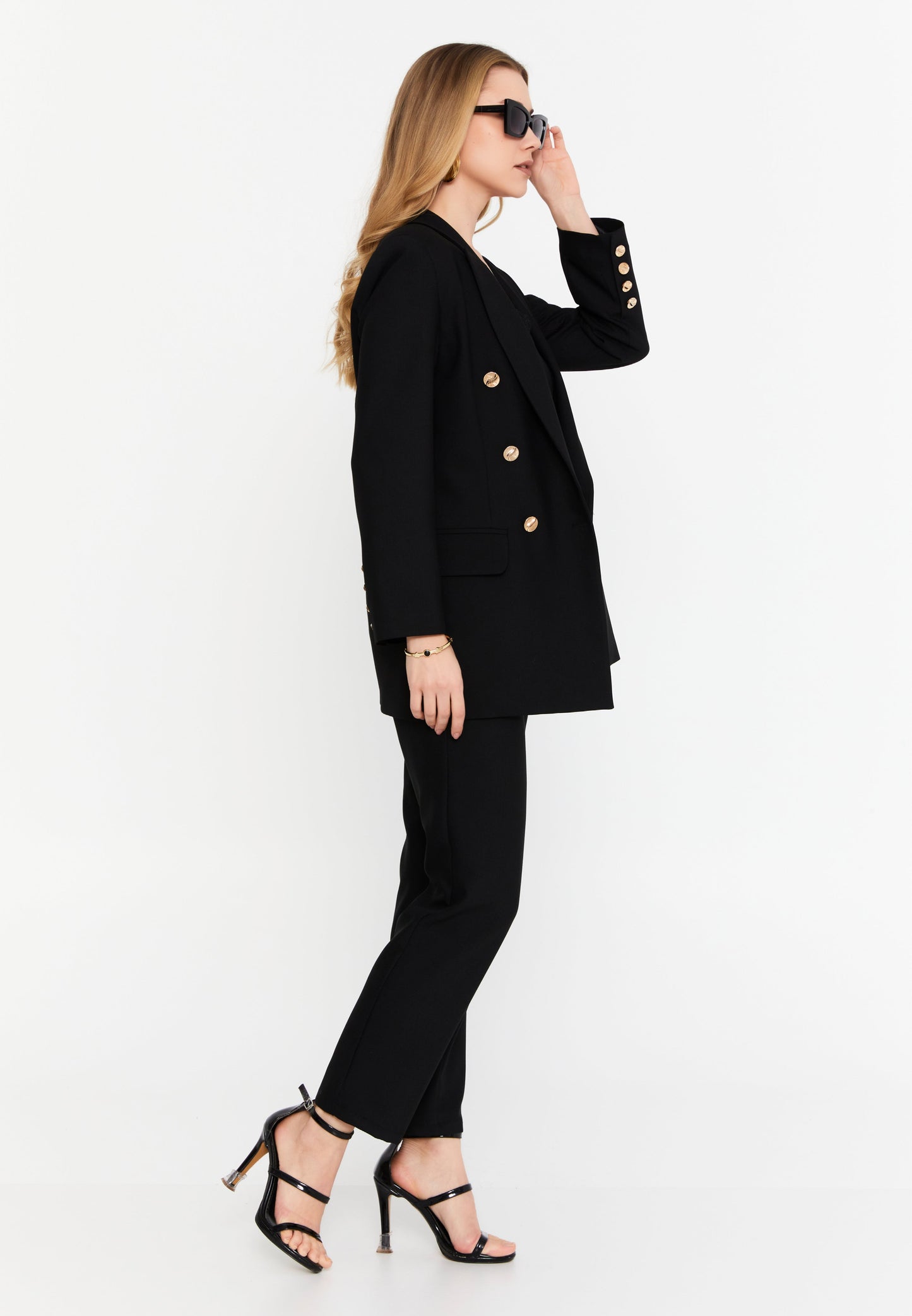 Long-Sleeve Monochrome Regular Jacket