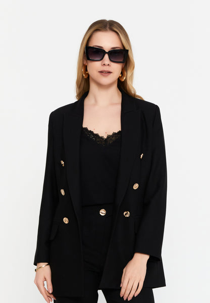 Long-Sleeve Monochrome Regular Jacket